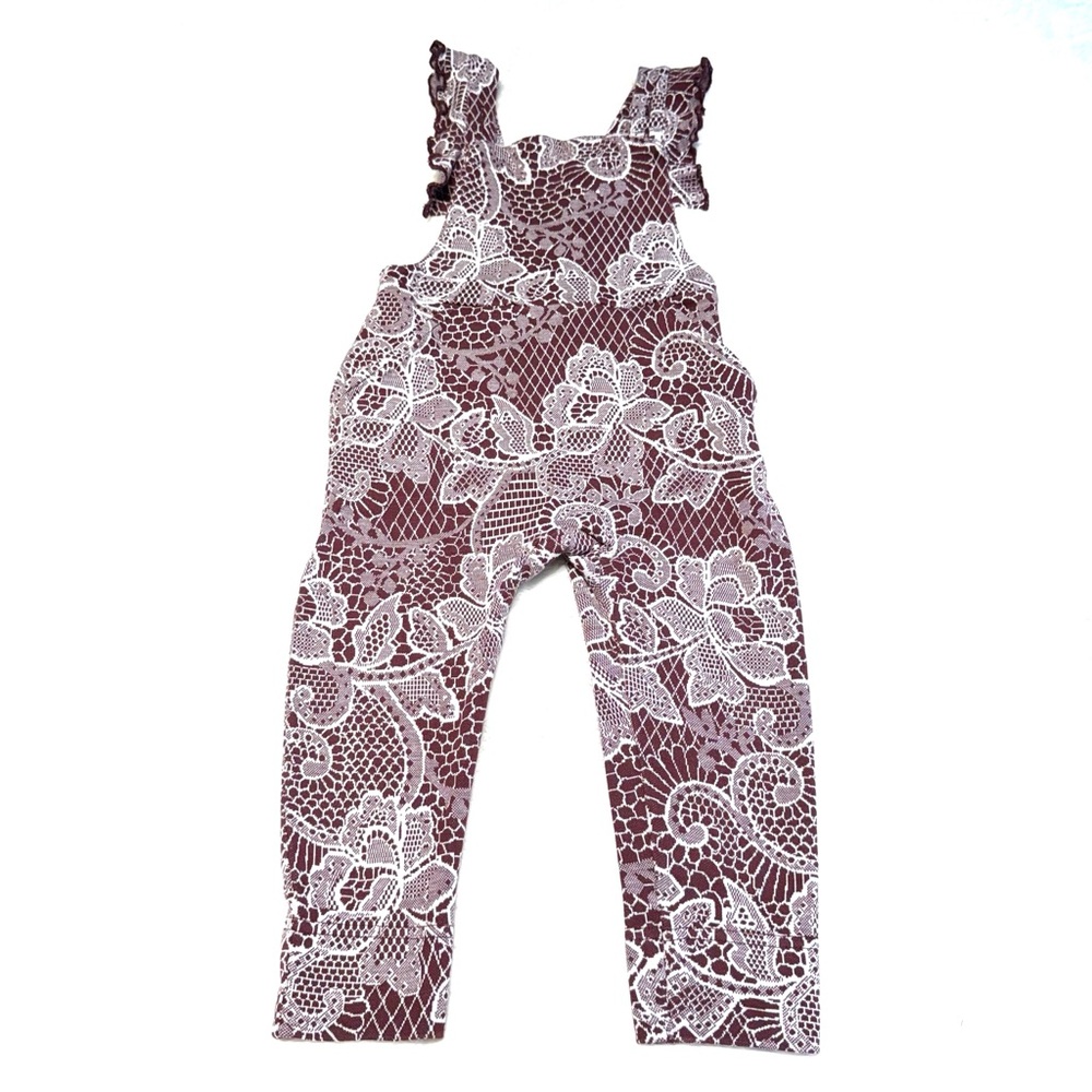 Blaa Lace Floral Print Coveralls 18-24 Months